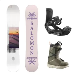 Salomon Lotus Womens Snowboard Package