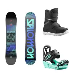 Salomon Grail Kids Snowboard Package