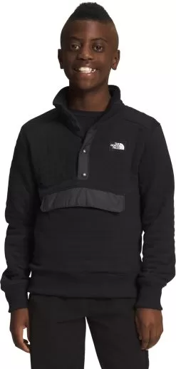 The North Face Edgewater Quilted 1/4 Snap - Boys 9 The North Face Edgewater Quilted 1/4 Snap - Boys -Ski Shop max 3843123 NF0A7UMH JK3 hero