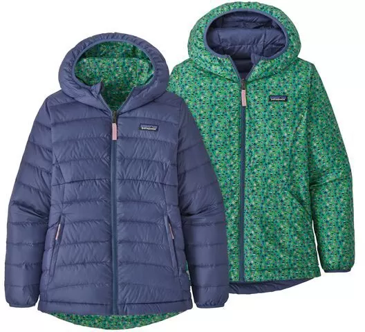 Patagonia Reversible Down Sweater Hoody - Girls 2022 1 Patagonia Reversible Down Sweater Hoody - Girls 2022